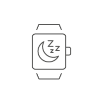 Exercise and sleep icon